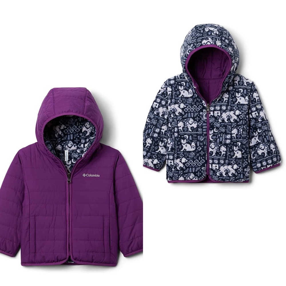 Columbia Baby 12-18 M Double Trouble Reversible Winter Jacket Water repellent